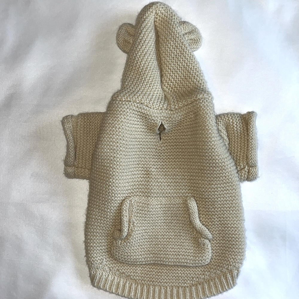 SOLD - YOULY teddy sweater for dogs size XXS